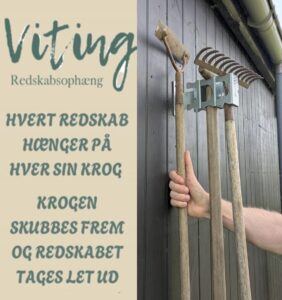 Vitings haveredskabsophæng viser hvor nemt det er at finde det redskab man skal bruge